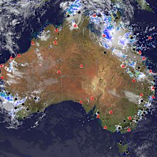 Radar image Sat 22/2 at 4am