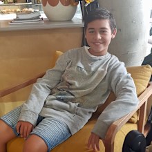 Special bond between 12-year-old cancer survivor and his sick baby brother