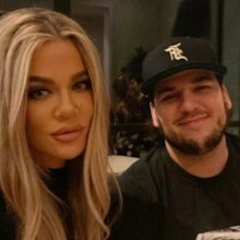 Khlo&eacute; Kardashian and Rob Kardashian