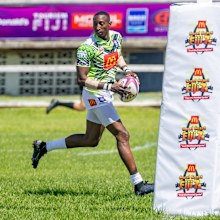 Coral Coast Sevens'te Perry Baker.