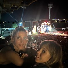 Elsa Pataky at Pink concert