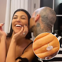 Kourtney Kardashian and Travis Barker