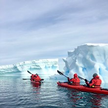 Antarctica PONANT sea kayaking