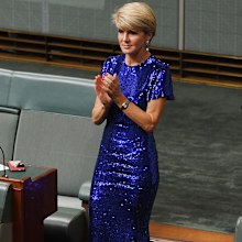 Julie Bishop on Budget night 2019