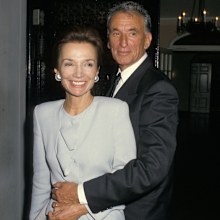 Lee Radziwill and Herb Ross on their wedding day in 1988.