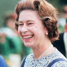 Queen Elizabeth in 1975