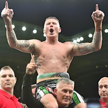 Big name boxer Danny rgeen is a former rival of Mr De Lisle.
