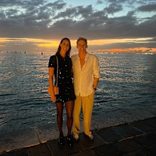 Emma McKeon and Cody Simpson in Italy