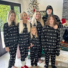 Tori Spelling and her five children Liam, 19, Stella, 17, Hattie, 14, Finn, 13, and Beau, 9