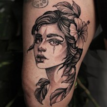 One of Jody Knight's intricate tattoos.