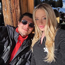 Tiffany Trump is pictured with husband Michael Boulos