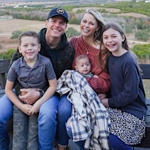 Granger Smith and Amber Smith and their children