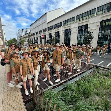 On the way to the Paralympics closing ceremony