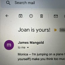 Monica Barbaro shares the email she got from James Mangold telling her she received the role of Joan Baez in A Complete Unknown