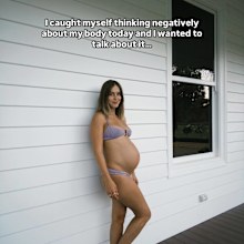 Steph Claire Smith talks body image during pregnancy