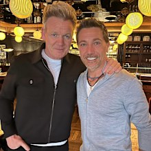 Gino D'Acampo and Gordon Ramsay