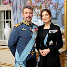 King Frederik and Queen Mary of Denmark host the first major palace reception of their reign, honouring the armed forces