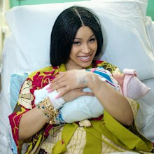 Cardi B and her baby girl
