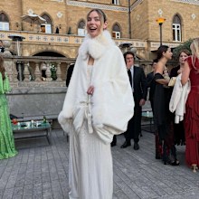 Princess Eugenie was spotted in the background of a society wedding in Pamermo, Italy, in April 2026.