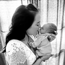 Marla couldn't be happier to have baby Atlas in her life.