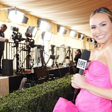 Keltie Knight at the Oscars red carpet