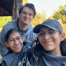 Carmen Andrade, Lupita Andrade and Daniel McCormack