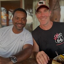 Alfonso Ribeiro and James Van Der Beek