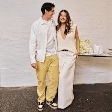 Rebecca Harding with Andy Lee
