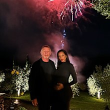 Boris Becker and  Lilian de Carvalho Monteiro