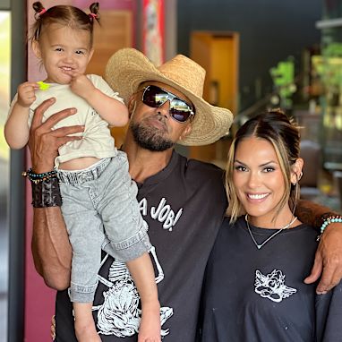Jesiree Dizon and Shemar Moore