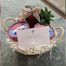 A note from Meghan, the Duchess of Sussex, which includes the HRH prefix which she is no longer permitted to use.