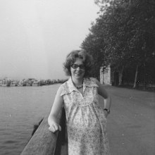 She arrived at JFK airport in 1971 and two men were waiting for her. Here's how she ended up married to one of them