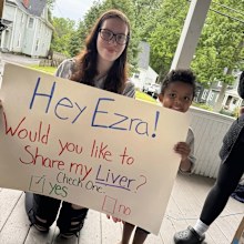 Ezra, five, was diagnosed with end-stage liver disease and needed a donor.