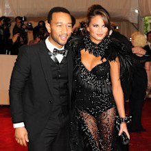 Chrissy Teigen and John Legend 2011 Met Gala
