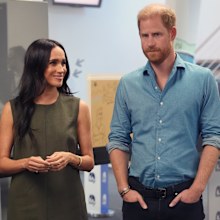 Meghan, Duchess of Sussex, and Prince Harry, Duke of Sussex visit Batyr, a mental health engagement programme, at Swinburne University of Technology in Hawthorn on day three of the royal trip on April 16, 2026 in Melbourne, Australia. 