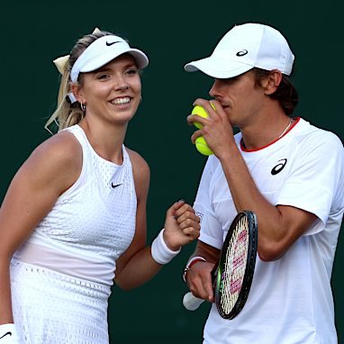Katie Boulter and Alex de Minaur