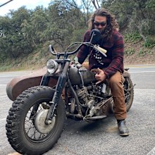 Jason Momoa involved in head-on collision with motorbike rider.