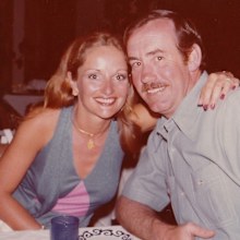 Flight attendant Ilona and husband Ian