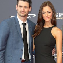 James Lafferty, Alexandra Park and Stephen Colletti attend the opening ceremony of the 58th Monte Carlo TV Festival on June 15, 2018 in Monte-Carlo, Monaco.  