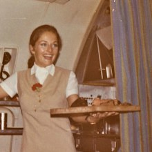 Flight attendant Ilona and husband Ian