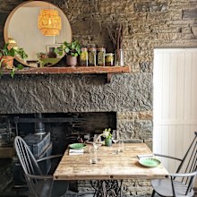 Homestead Cottage's interior is more rustic than most Michelin-starred destinations. **This image is for use with this specific article only** 
