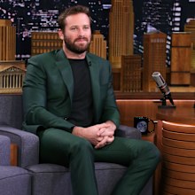 Actor Armie Hammer during a taping of The Tonight Show Starring Jimmy Fallon on March 20, 2019.