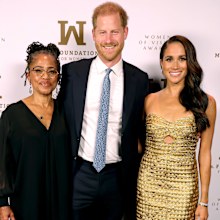 NEW YORK, NEW YORK - MAY 16: (L-R) Doria Ragland, Prince Harry, Duke of Sussex and Meghan, The Duchess of Sussex attend the Ms. Foundation Women of Vision Awards: Celebrating Generations of Progress & Power at Ziegfeld Ballroom on May 16, 2023 in New York City. (Photo by Kevin Mazur/Getty Images Ms. Foundation for Women)
