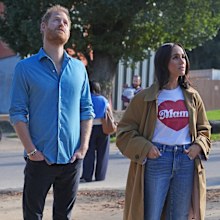 MELBOURNE, AUSTRALIA - APRIL 16: The Duke and Duchess of Sussex, Prince Harry and Meghan Markle take part in the Scar Tree Walk on day three of the royal trip on April 16, 2026 in Melbourne, Australia. The Scar Tree Walk is a journey connecting traditional and contemporary Aboriginal cultures and histories of the Kulin Nation. The Duke and Duchess of Sussex are on a four-day visit to Australia, with engagements across Melbourne, Canberra and Sydney. (Photo by Jonathan Brady/PA Wire-Pool/Getty Im