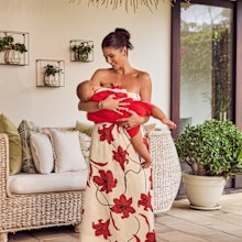 Chloe Fisher and her daughter Bobbi for The Iconic Mother's Day campaign 2025