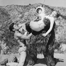 George Nader and Claudia Barrett star in the 1953 classic Robot Monster.
