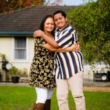 Donna and her son