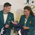 Canoe and kayak star Jess Fox and hockey veteran Eddie Ockenden have been named as Australia's flag bearers for the Olympics opening ceremony
