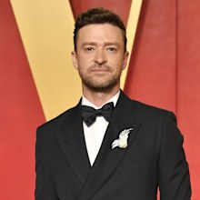 Justin Timberlake at the Vanity Fair Oscar Party in Beverly Hills, California, on March 10, 2024. 