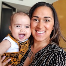 Casey Anaru's son Mason battled cancer as a baby.